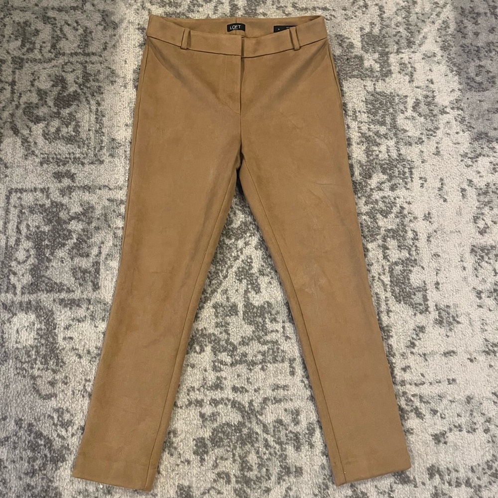 Loft suede pants